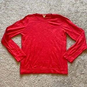 J. Crew orange red sweater